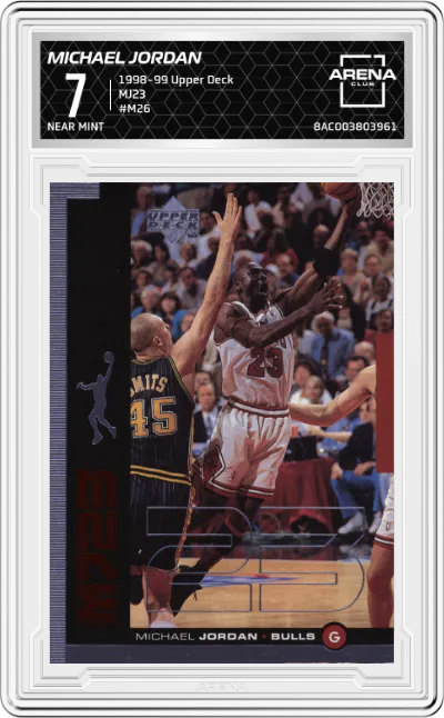 1998 Upper Deck MJ23 Michael Jordan #M26 ARENA CLUB 7