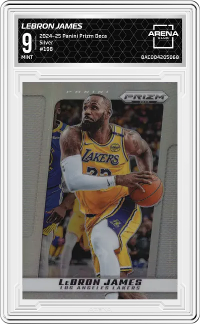 2024 Panini Prizm Deca LeBron James Silver #198 ARENA CLUB 9