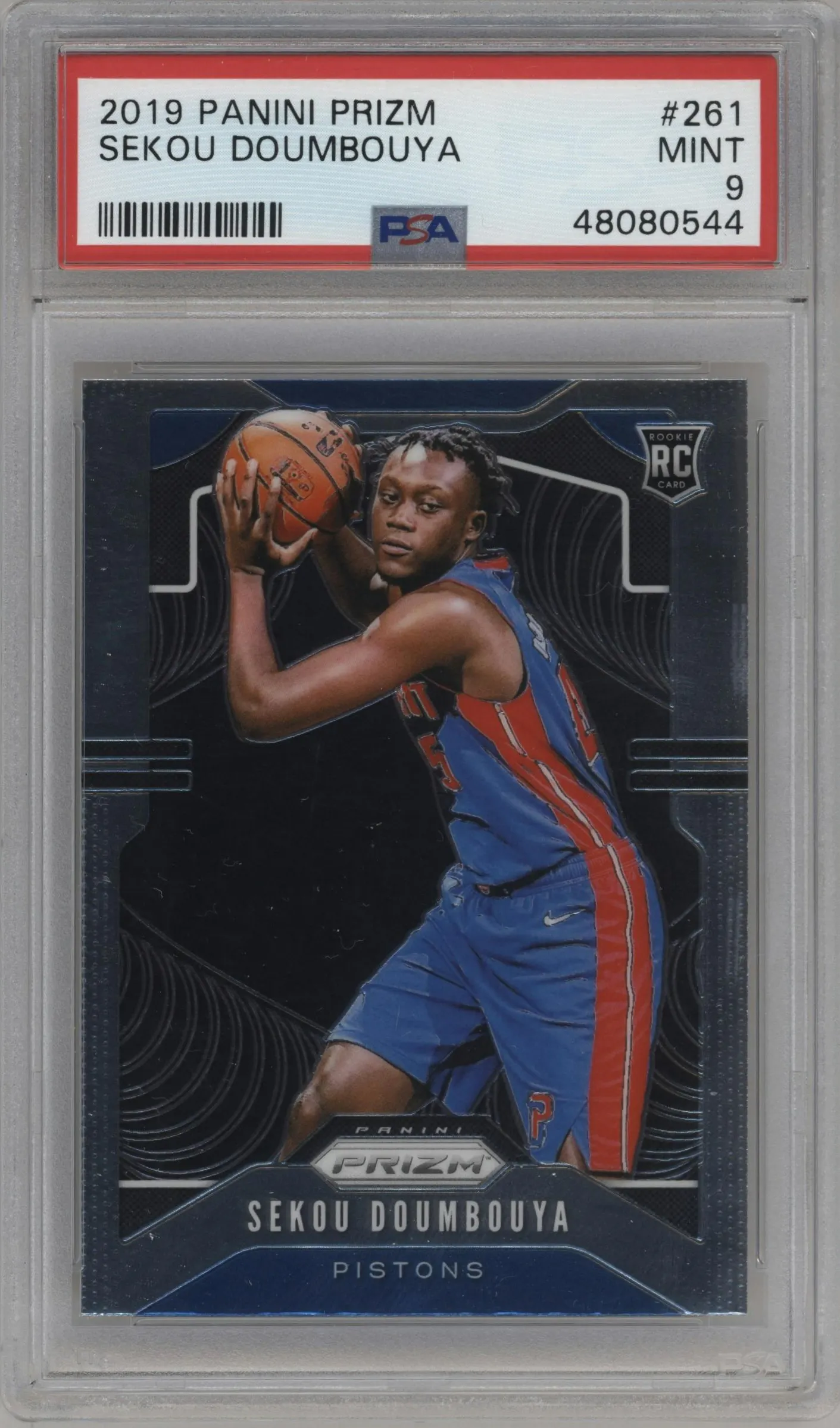 2019 Panini Prizm Sekou Doumbouya #261 PSA 9