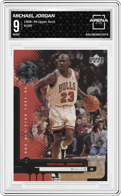 1998 Upper Deck Michael Jordan #169 ARENA CLUB 9