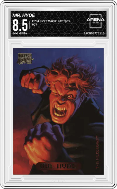 1994 Fleer Marvel Masterpieces Mr. Hyde ARENA CLUB 8.5