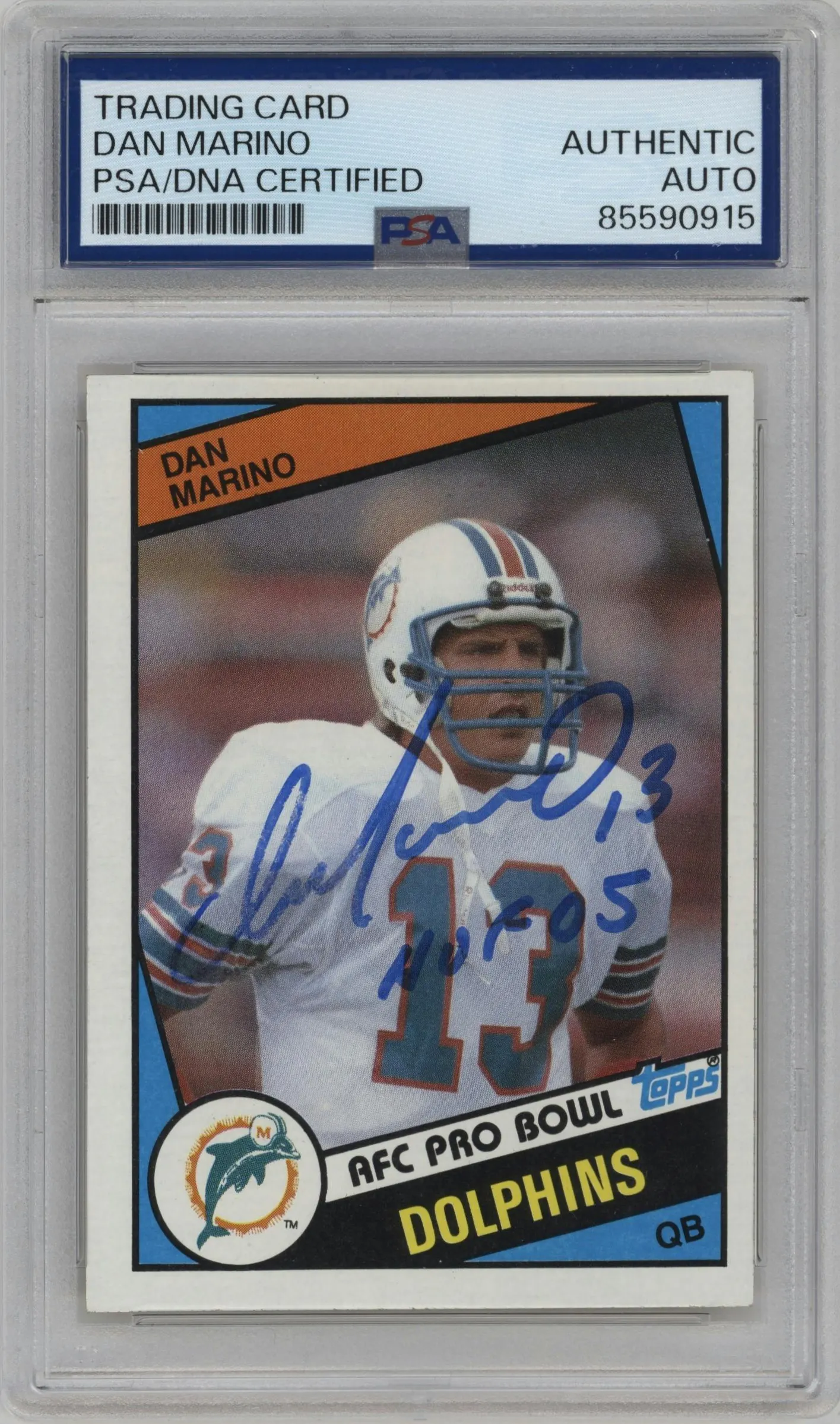 1984 Topps Dan Marino PSA AUTHENTIC #123 PSA
