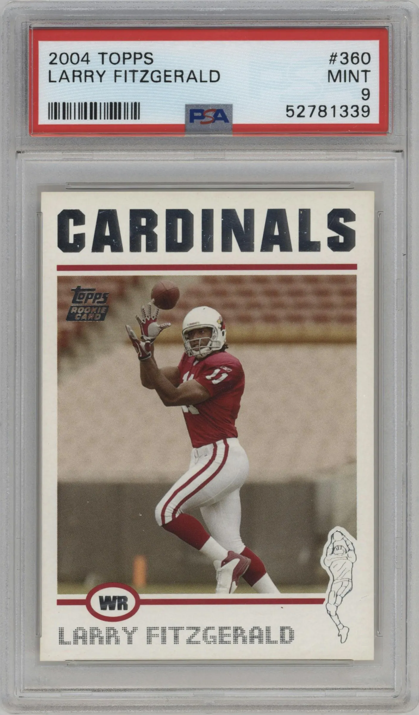 2004 Topps Larry Fitzgerald #360 PSA 9