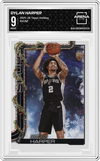 2025 Topps Holiday Dylan Harper ARENA CLUB 9