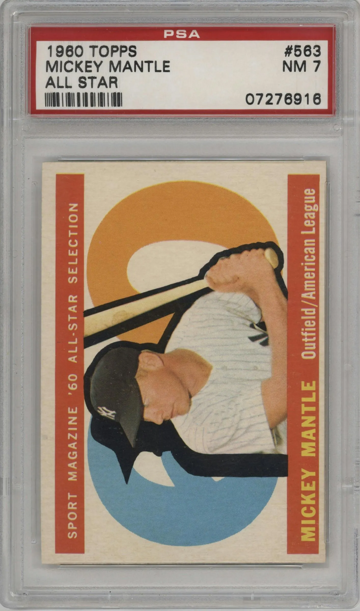 1960 Topps Mickey Mantle #563 PSA 7