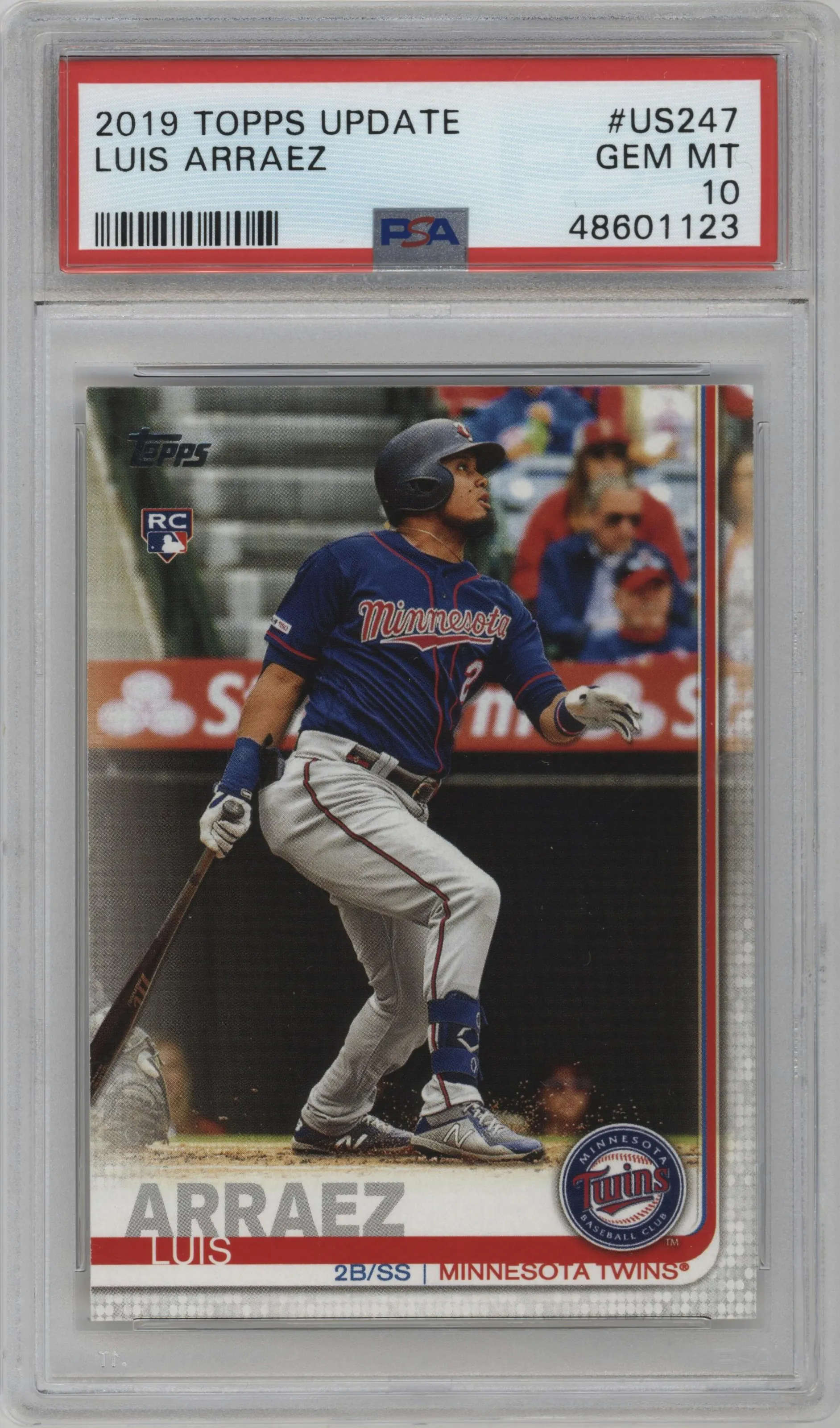2019 Topps Update Luis Arraez #US247 PSA 10