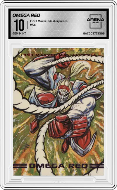 1993 SkyBox Marvel Masterpieces Omega Red #54 ARENA CLUB 10
