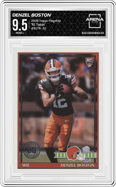 2026 Topps Flagship '91 Topps Denzel Boston #91TR-22 ARENA CLUB 9.5