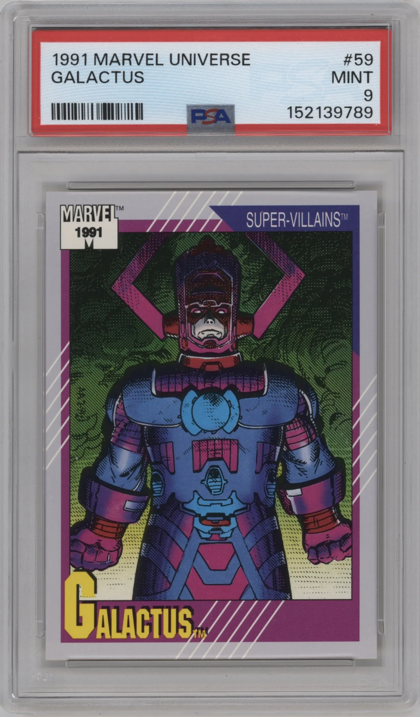 1991 Impel Marvel Universe Galactus #59 PSA 9