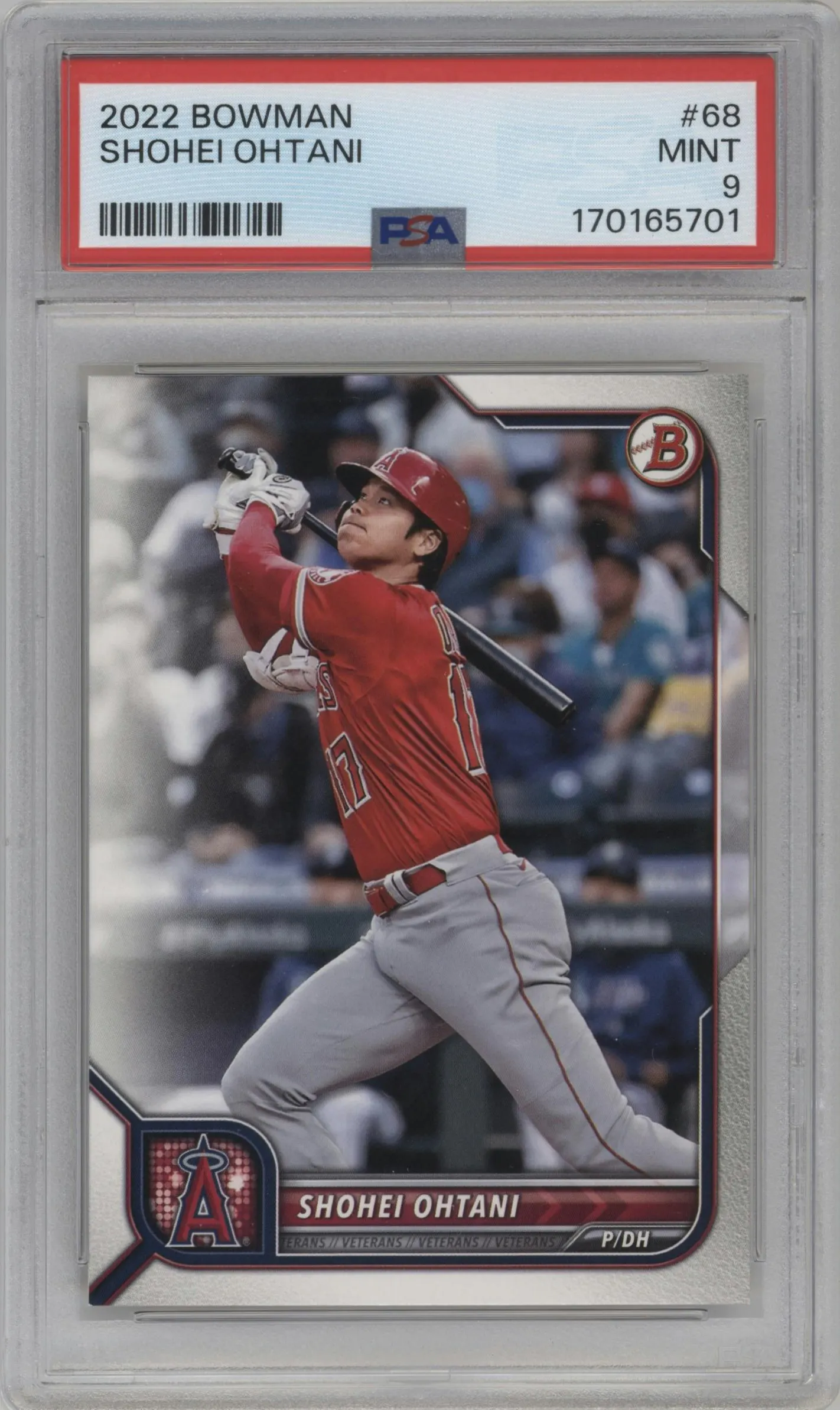 2022 Bowman Shohei Ohtani #68 PSA 9