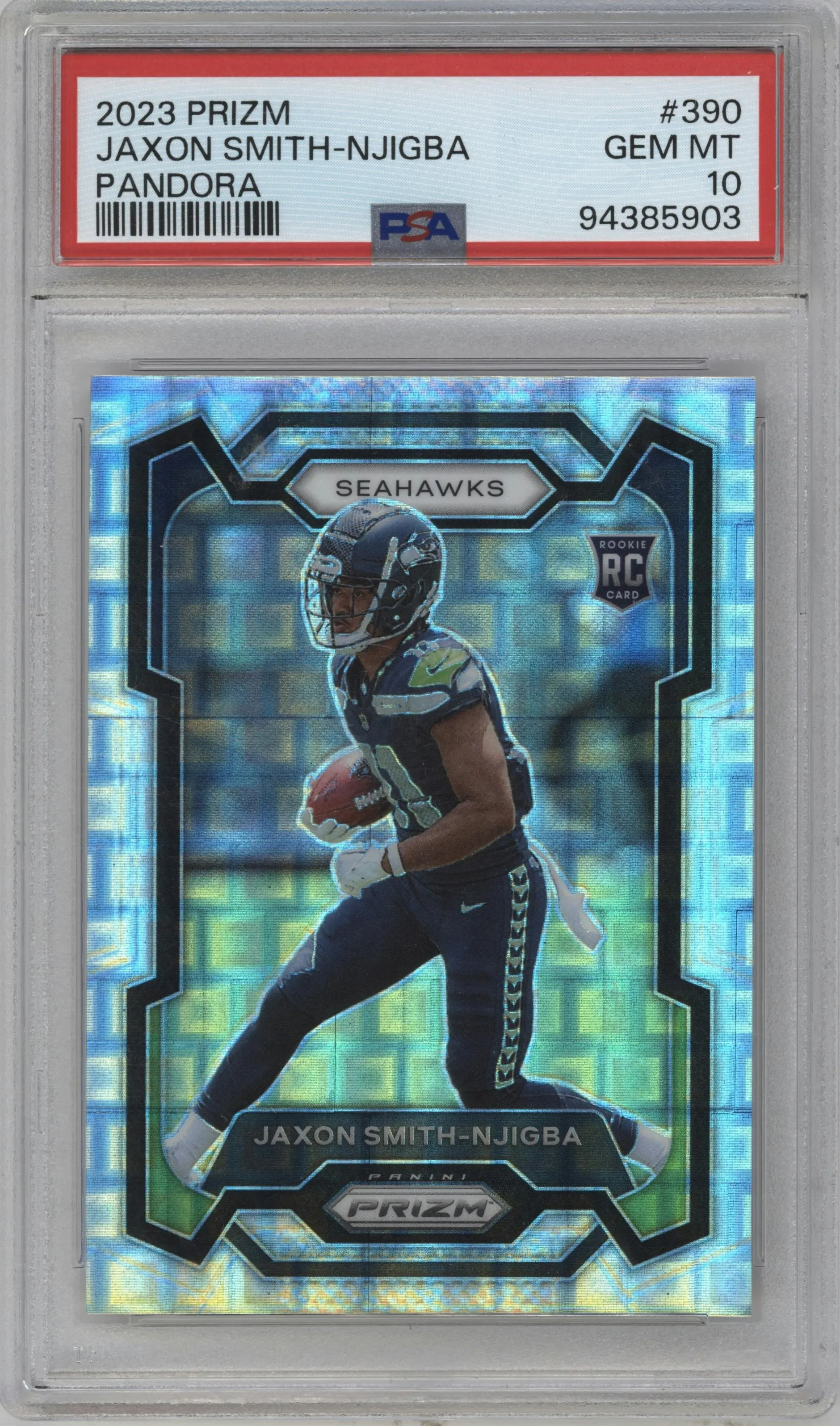 2023 Panini Prizm Jaxon Smith-Njigba Pandora #390 PSA 10