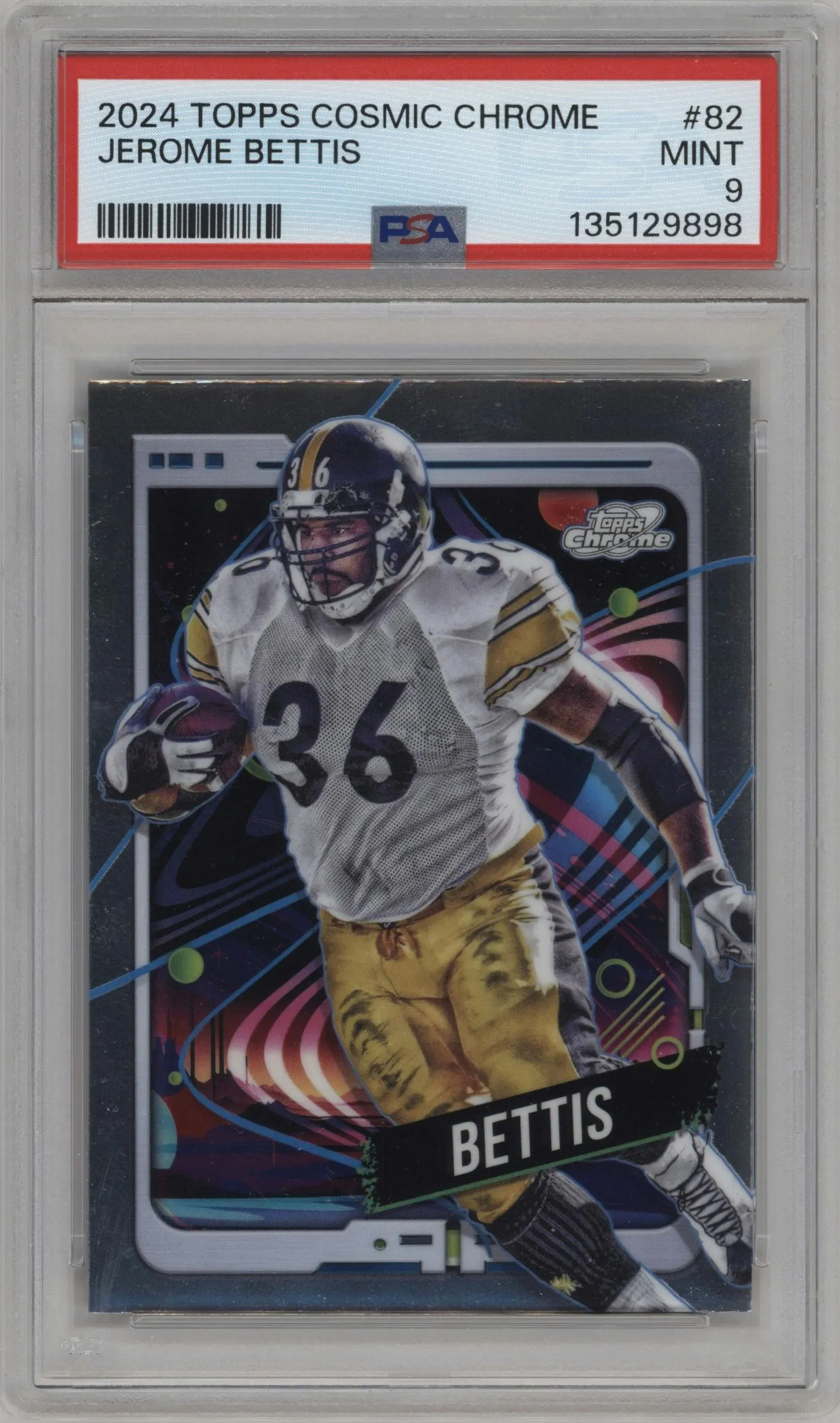 2024 Topps Cosmic Chrome Jerome Bettis #82 PSA 9
