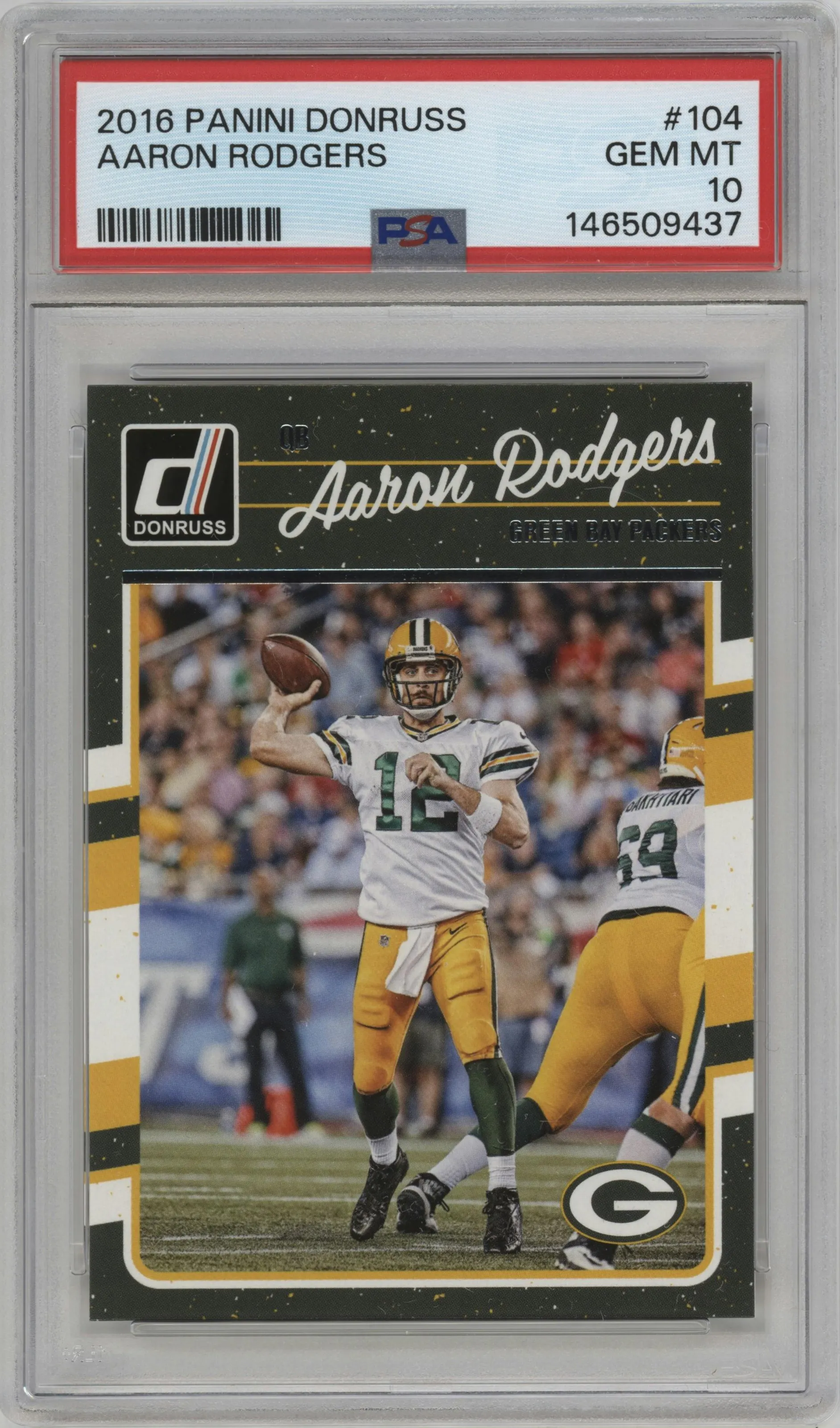 2016 Panini Donruss Aaron Rodgers #104 PSA 10