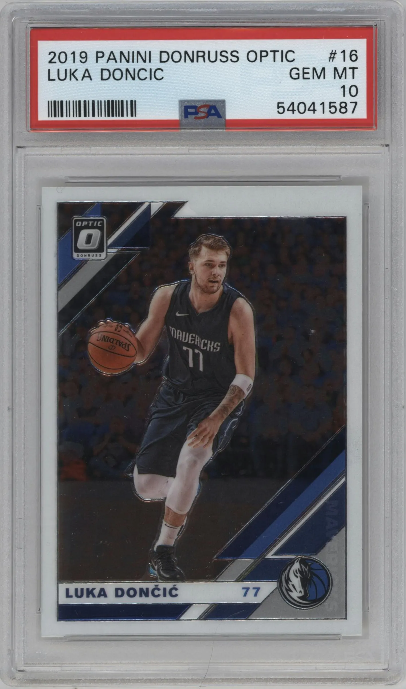 2019 Panini Donruss Optic Luka Doncic PSA 10