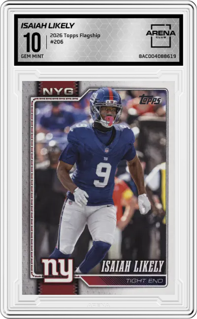 2026 Topps Flagship Isaiah Likely #206 ARENA CLUB 10