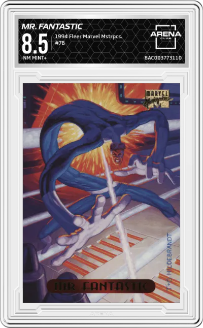 1994 Fleer Marvel Masterpieces Mr. Fantastic ARENA CLUB 8.5