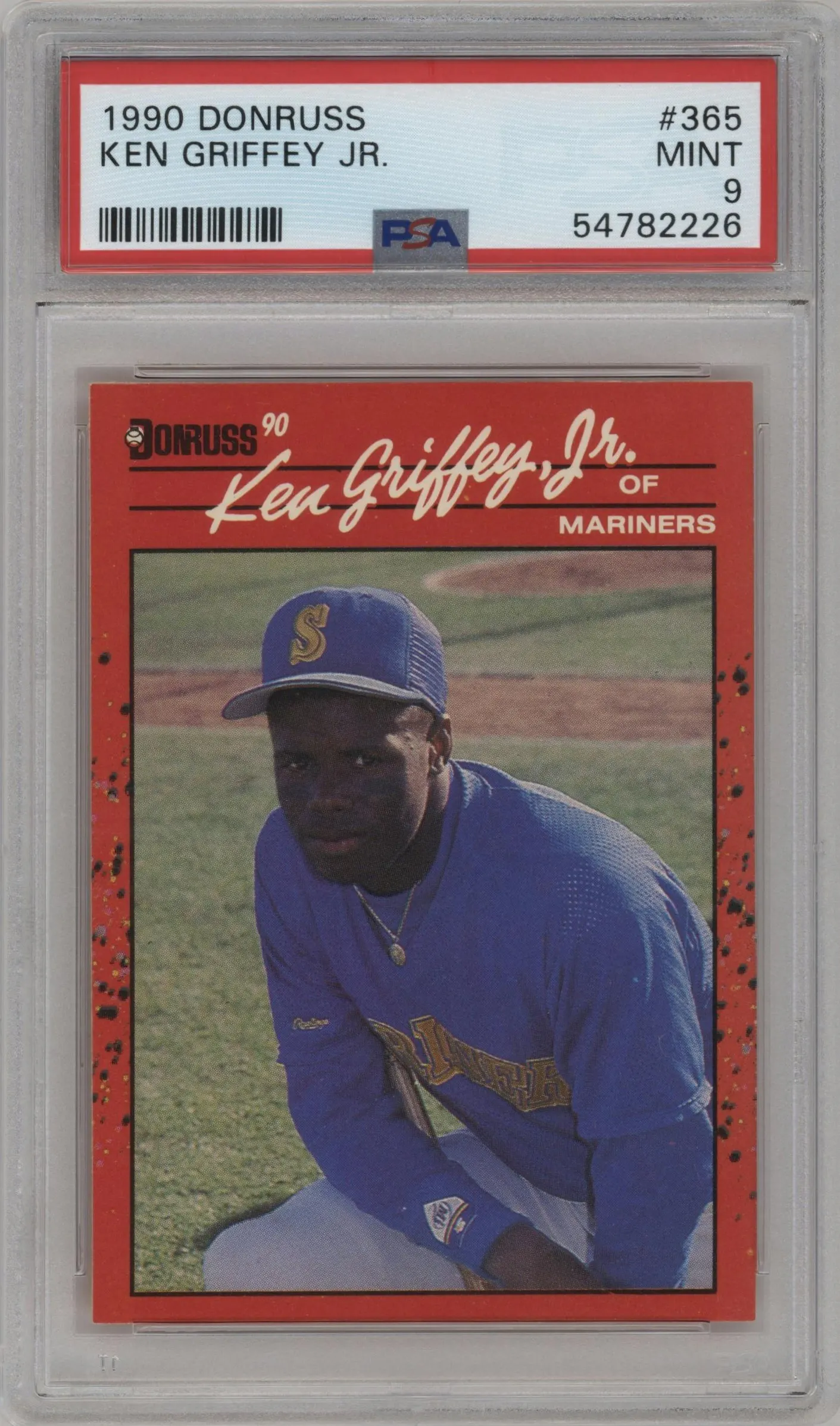 1990 Donruss Ken Griffey Jr. #365 PSA 9