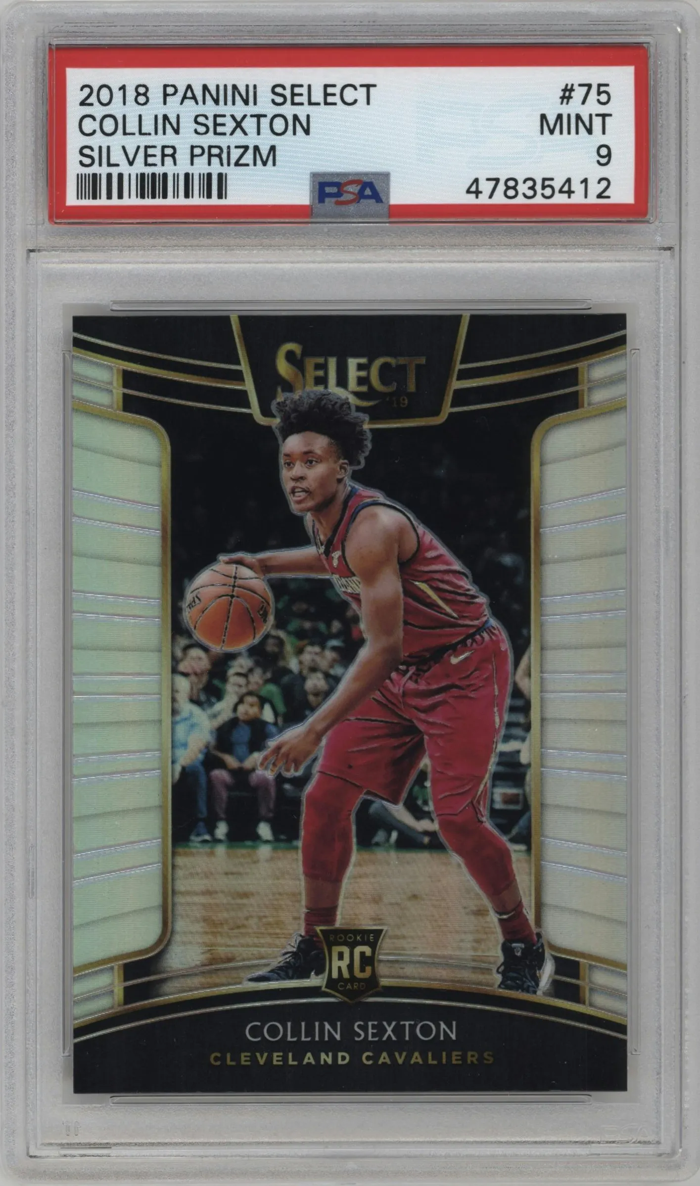 2018 Panini Select Collin Sexton Silver Prizm #75 PSA 9