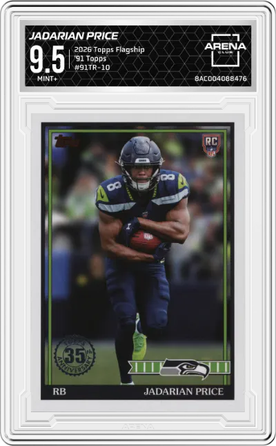 2026 Topps Flagship '91 Topps Jadarian Price #91TR-10 ARENA CLUB 9.5