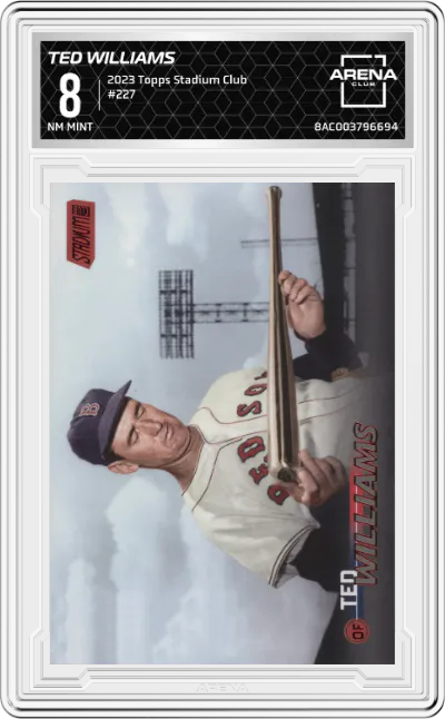 2023 Topps Stadium Club Ted Williams #227 ARENA CLUB 8