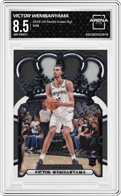 2023 Panini Crown Royale Victor Wembanyama ARENA CLUB 8.5