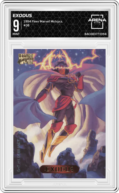 1994 Fleer Marvel Masterpieces Exodus #36 ARENA CLUB 9