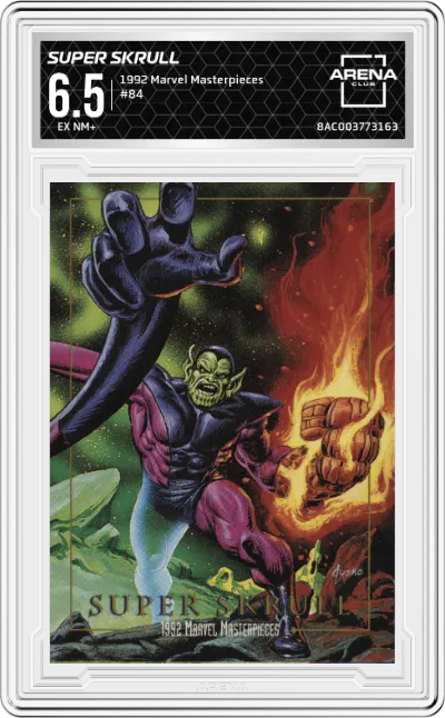 1992 SkyBox Marvel Masterpieces Super Skrull ARENA CLUB 6.5