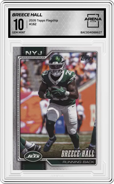 2026 Topps Flagship Breece Hall #162 ARENA CLUB 10
