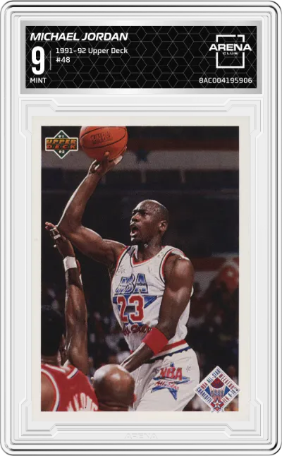 1991 Upper Deck Michael Jordan #48 ARENA CLUB 9