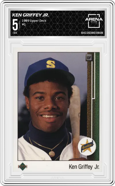 1989 Upper Deck Ken Griffey Jr. #1 ARENA CLUB 5