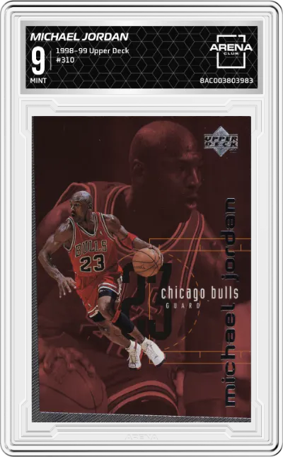 1998 Upper Deck Michael Jordan #310 ARENA CLUB 9