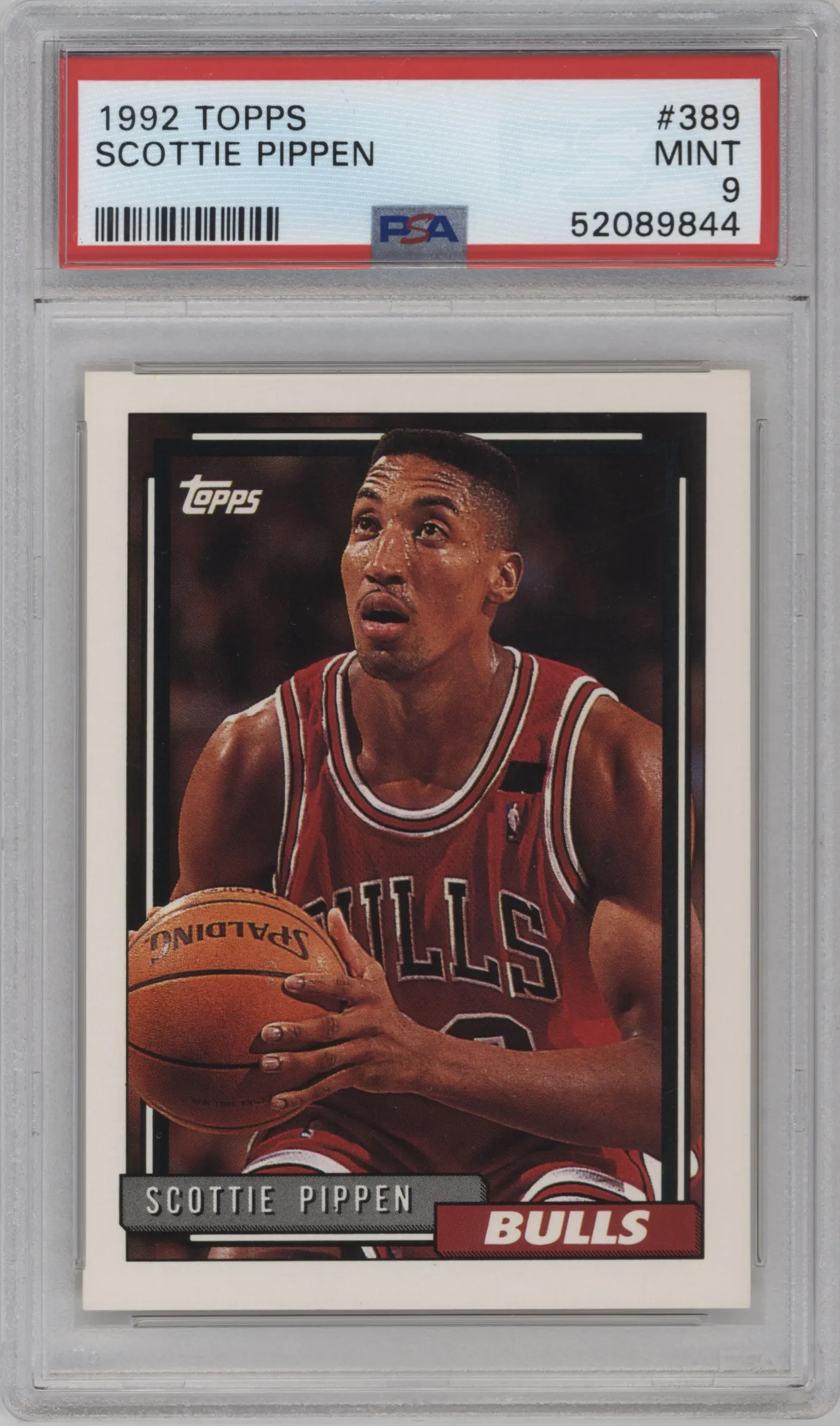 1992 Topps Scottie Pippen PSA 9