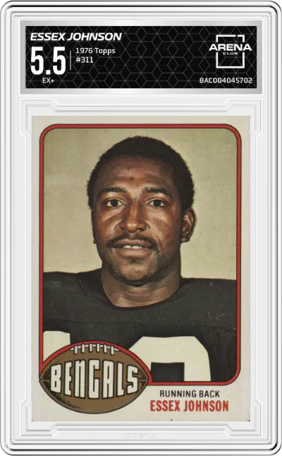 1976 Topps Essex Johnson #311 ARENA CLUB 5.5