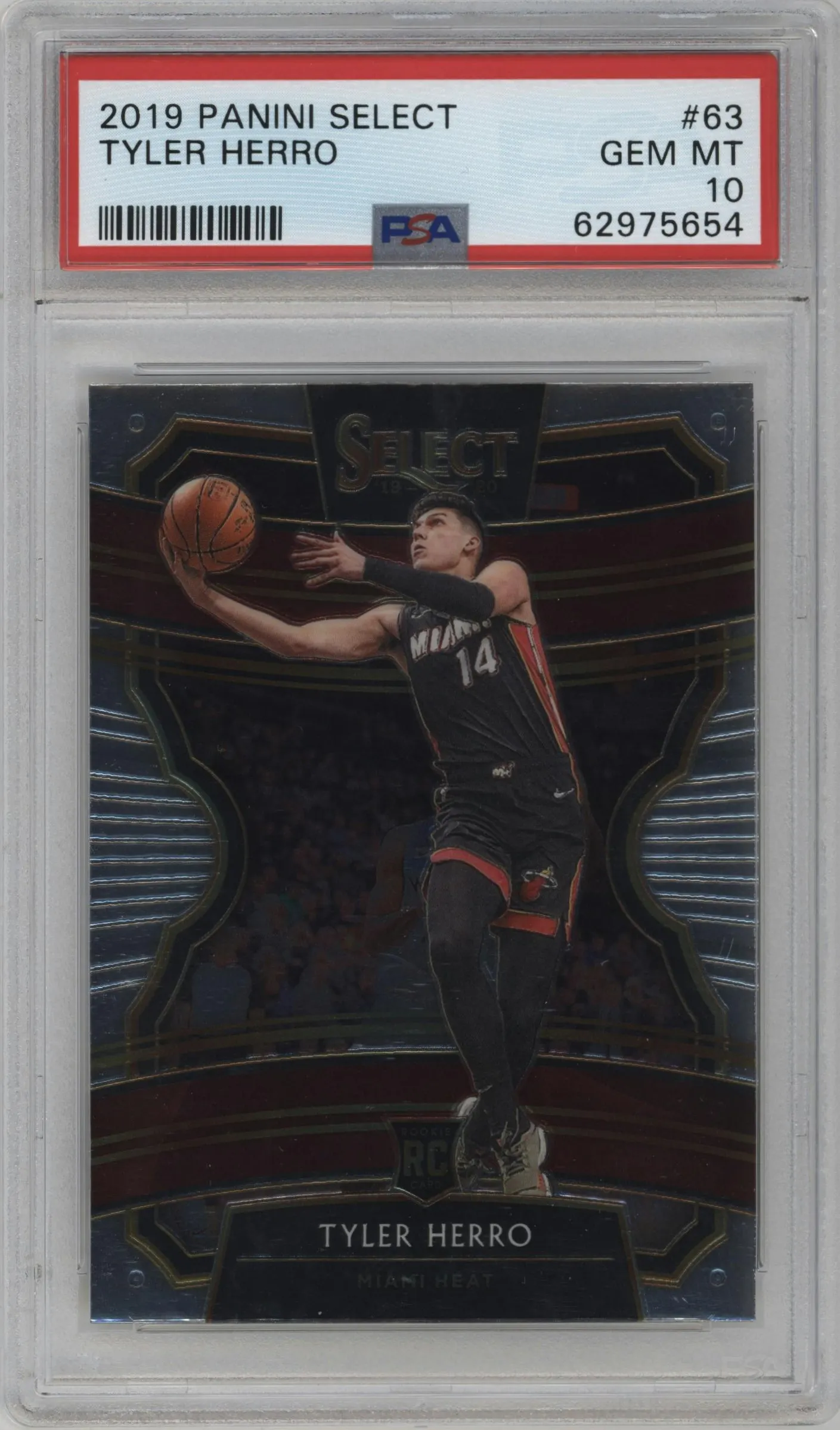 2019 Panini Select Tyler Herro PSA 10