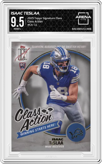 2025 Topps Signature Class Class Action Isaac TeSlaa #CA-11 ARENA CLUB 9.5