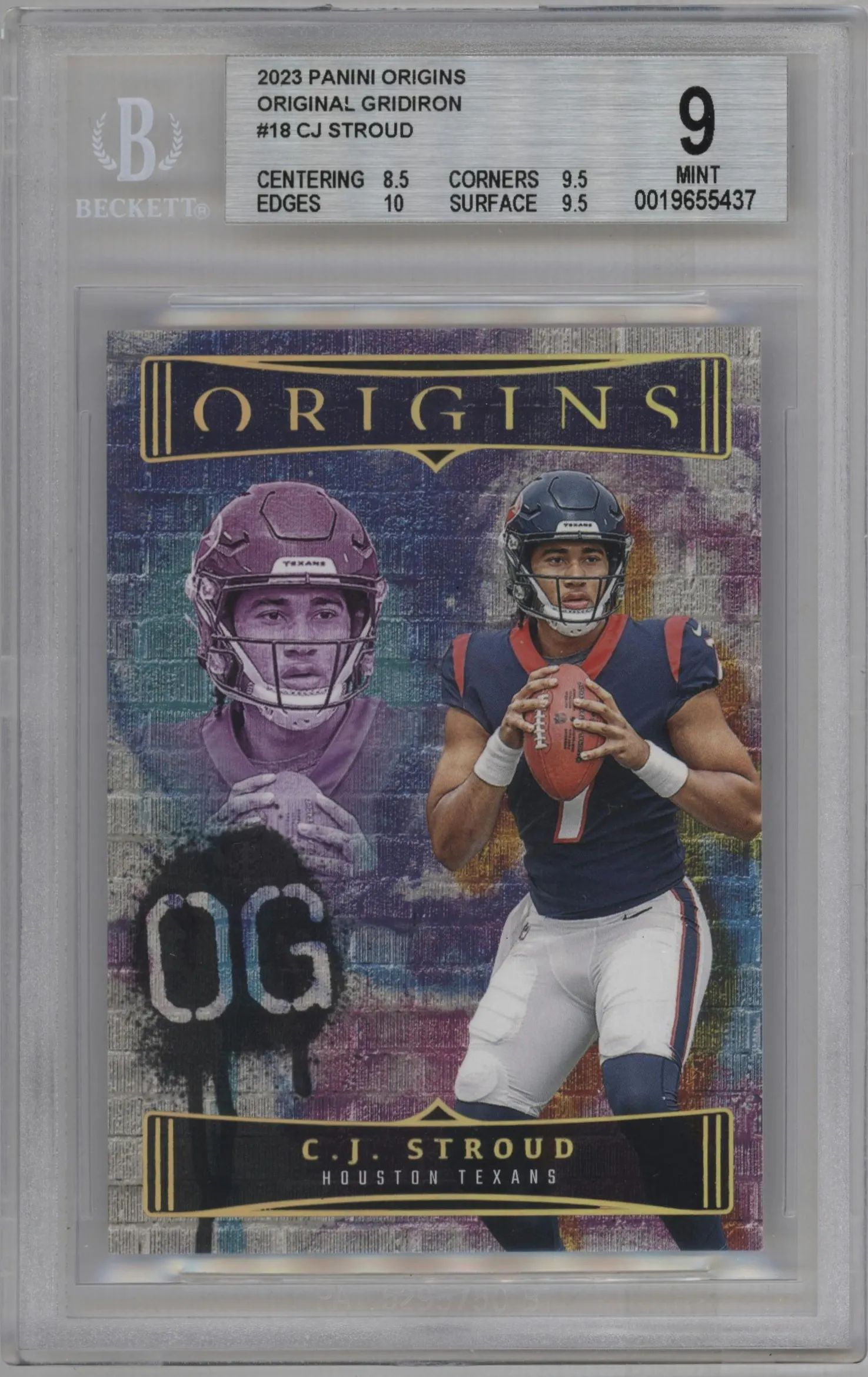 2023 Panini Origins Original Gridiron C.J. Stroud #OG-CJS BGS 9