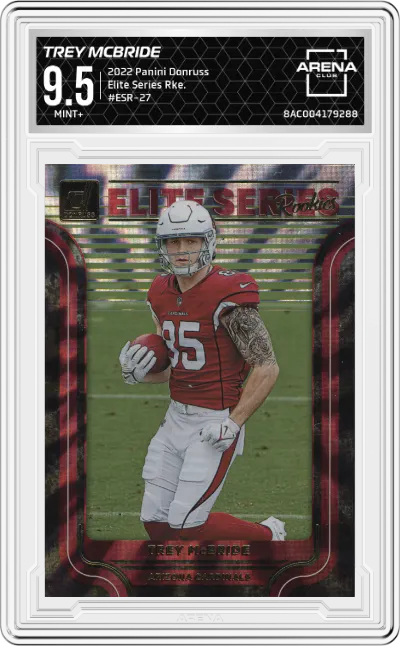 2022 Panini Donruss Elite Series Rke. Trey McBride #ESR-27 ARENA CLUB 9.5