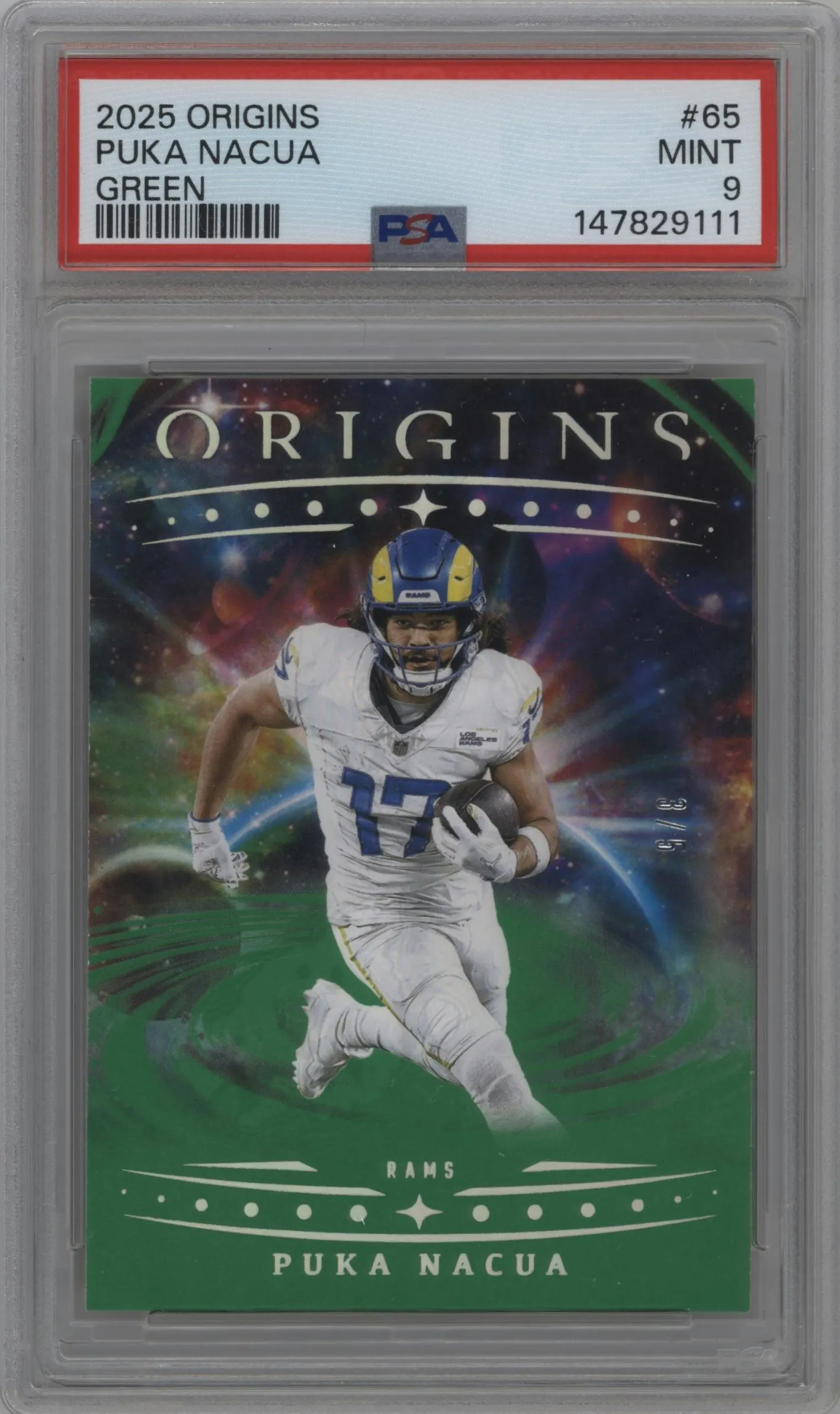 2025 Panini Origins Puka Nacua #65 PSA 9