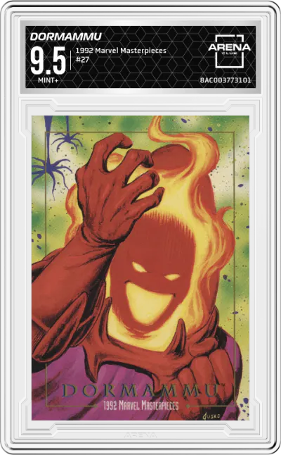1992 SkyBox Marvel Masterpieces Dormammu #27 ARENA CLUB 9.5