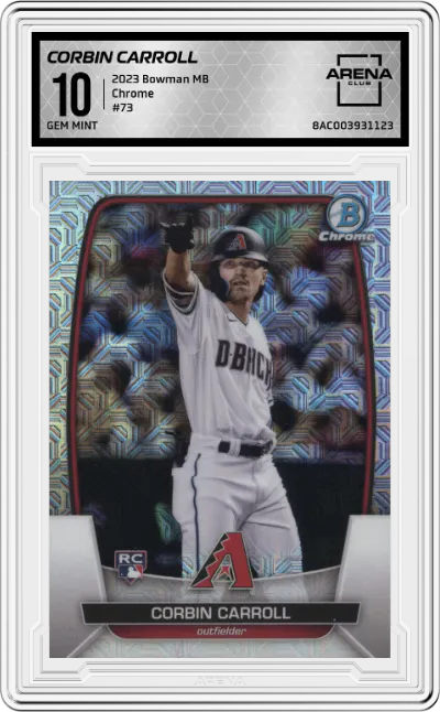2023 Bowman Mega Box Chrome Corbin Carroll ARENA CLUB 10