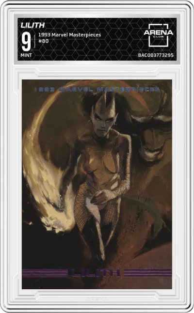 1993 SkyBox Marvel Masterpieces Lilith #80 ARENA CLUB 9