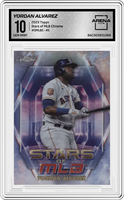 2023 Topps Series 2 Stars of MLB Chrome Yordan Alvarez #SMLBC-45 ARENA CLUB 10