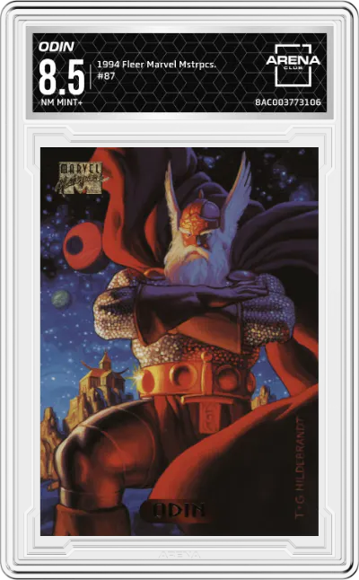 1994 Fleer Marvel Masterpieces Odin ARENA CLUB 8.5