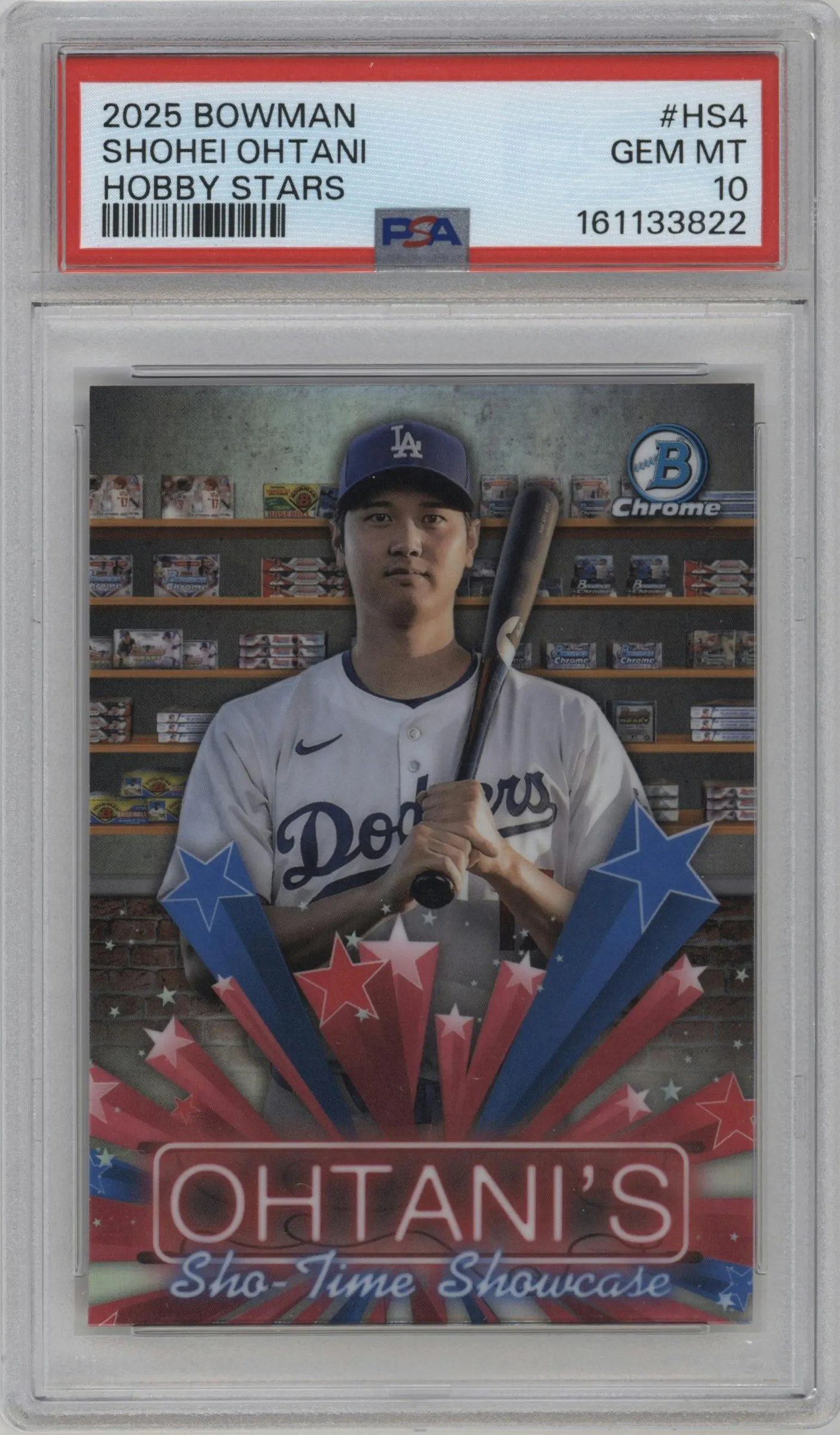 2025 Bowman Hobby Stars Shohei Ohtani #HS-4 PSA 10