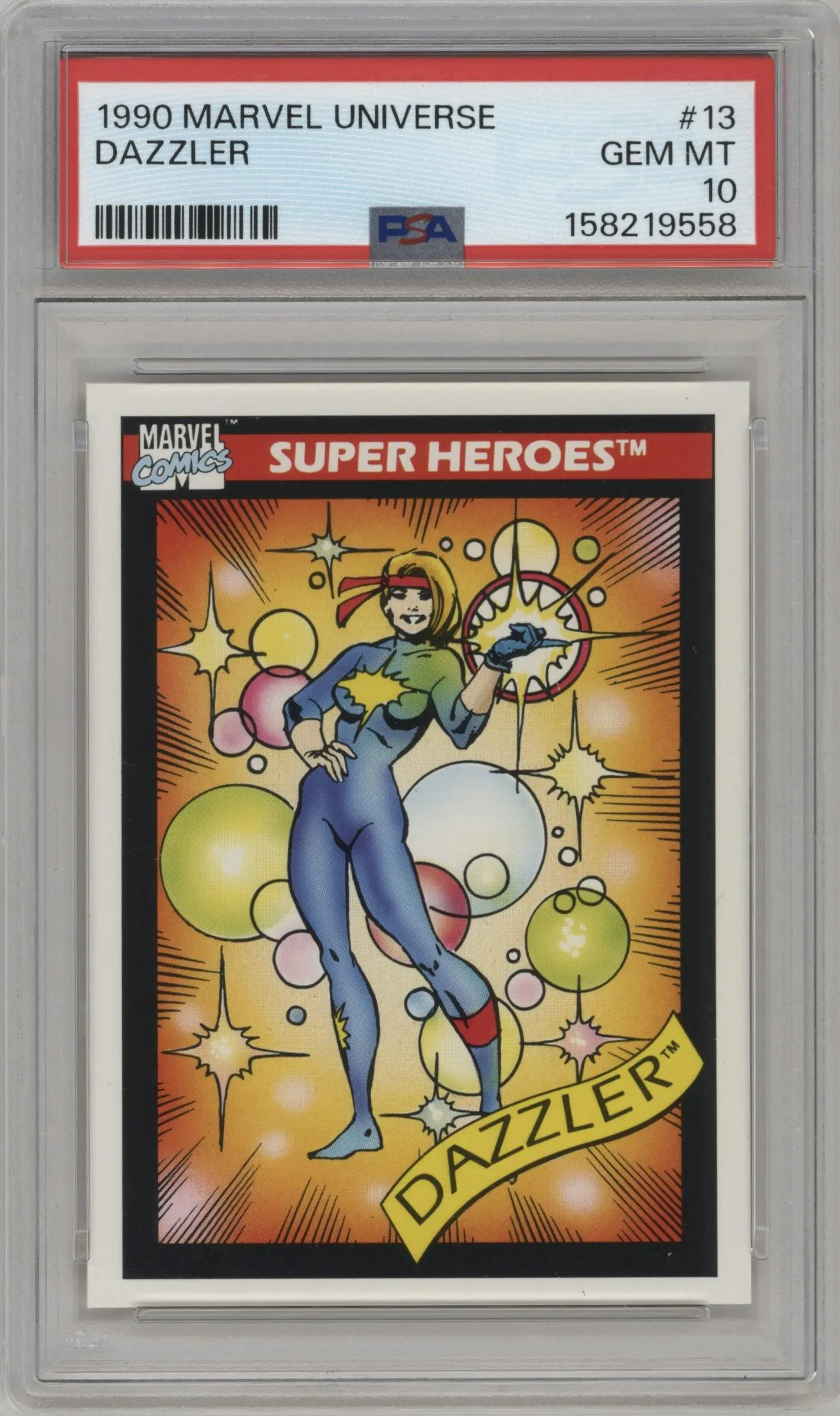 1990 Impel Marvel Universe Dazzler #13 PSA 10