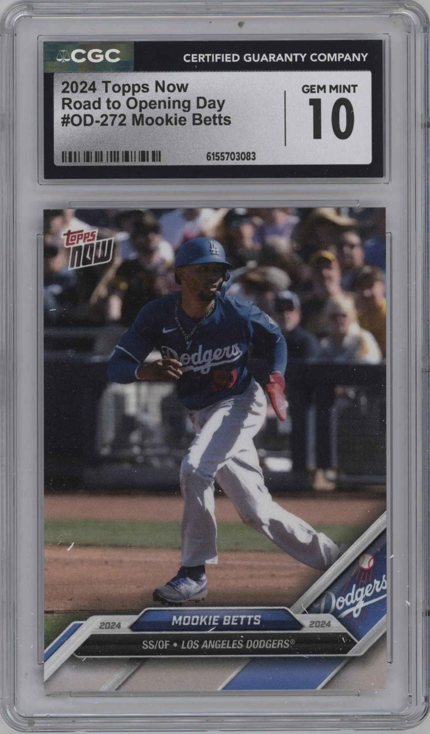 2024 Topps Now Road to Opening Day Mookie Betts #OD-272 CGC 10