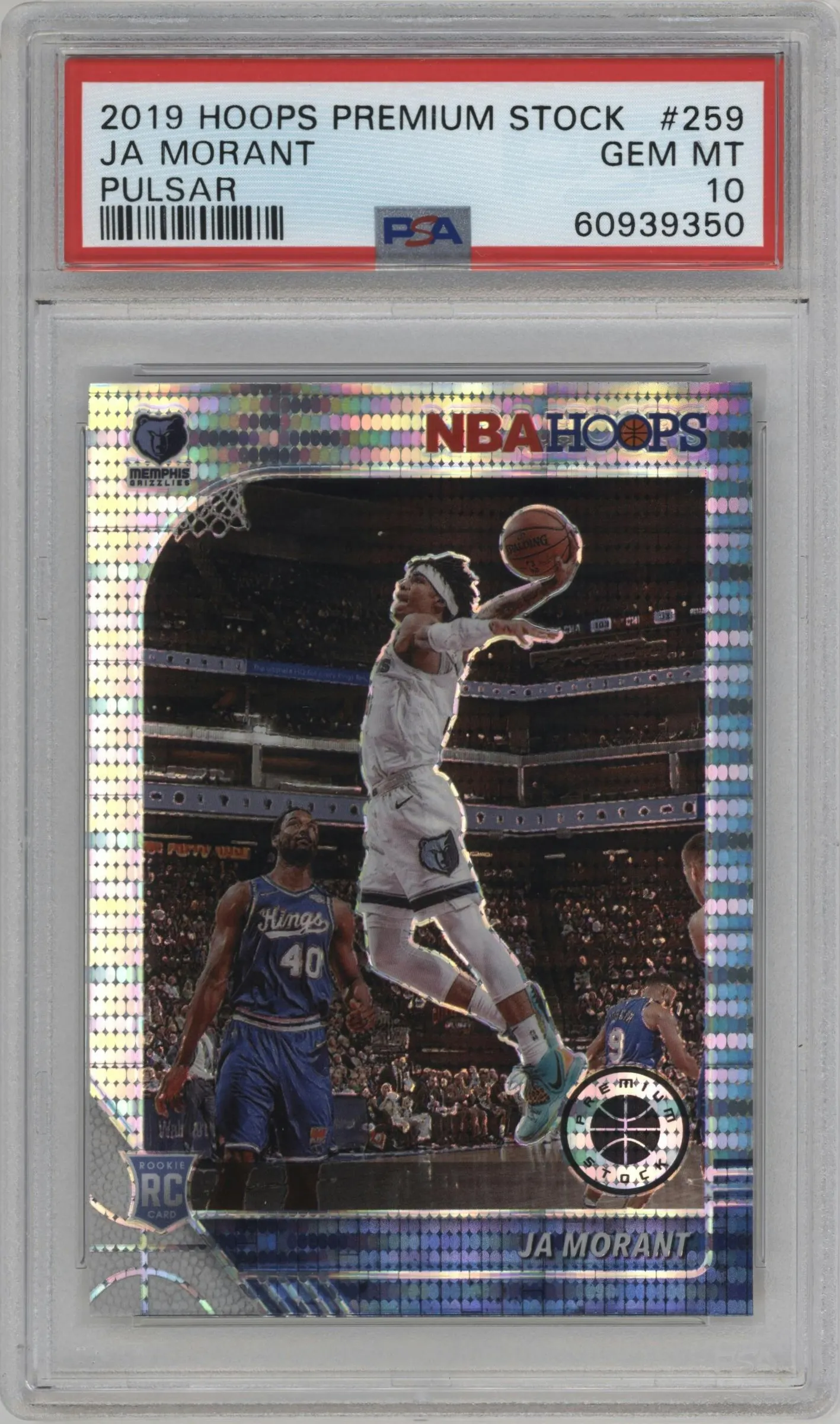 2019 Panini Hoops Premium Stock Ja Morant Pulsar #259 PSA 10