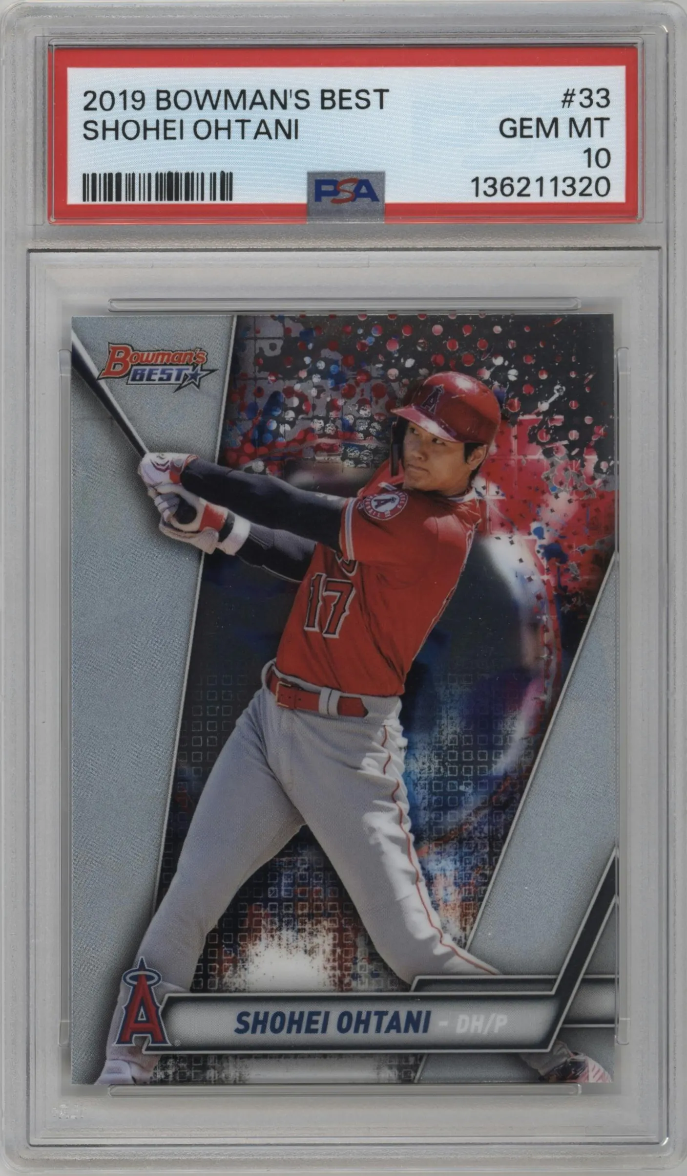 2019 Bowman’s Best Shohei Ohtani PSA 10