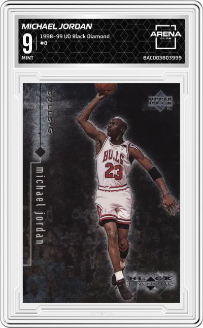 1998 Upper Deck Black Diamond Michael Jordan ARENA CLUB 9