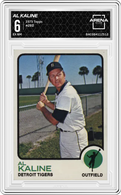 1973 Topps Al Kaline #280 ARENA CLUB 6